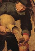Details of Peasant Wedding Feast BRUEGEL, Pieter the Elder
